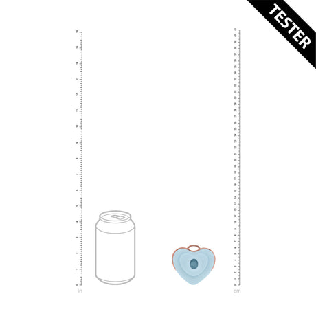 Vibrator Luvie AirTap herzförmig 6,5 cm
