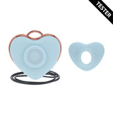 Vibrator Luvie AirTap herzförmig Blau 6,5 cm