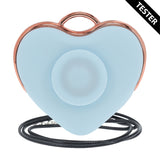 Vibrator Luvie AirTap herzförmig Blau 6,5 cm
