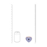 Vibrator Luvie AirTap herzförmig Blau 6,5 cm
