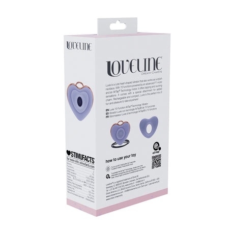 Vibrator Luvie AirTap herzförmig 6,5 cm