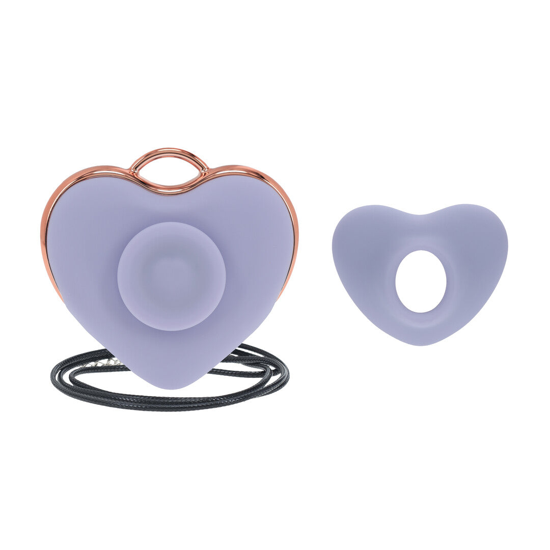 Vibrator Luvie AirTap herzförmig Blau 6,5 cm
