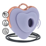 Vibrator Luvie AirTap herzförmig Blau 6,5 cm