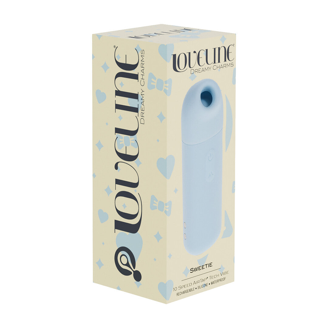 Vibrator Sweetie AirTap Blau 8,8 cm