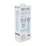 Massagestab Darling AirTap mit fünf Kopfaufsätzen Blau 8 cm
