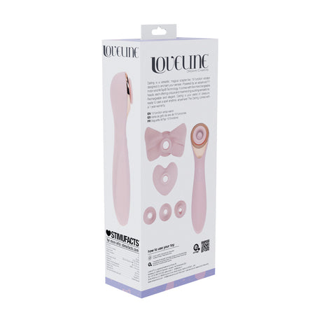 Massagestab Darling AirTap mit fünf Kopfaufsätzen 8 cm