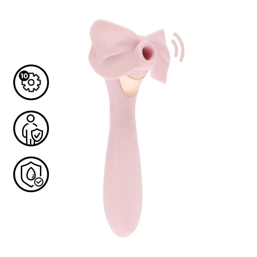 Massagestab Darling AirTap mit fünf Kopfaufsätzen Blau 8 cm