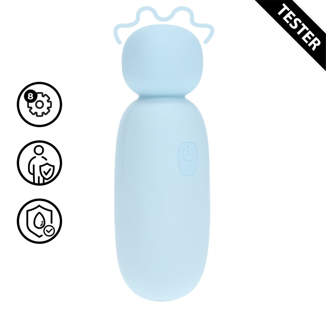 Mini-Massagestab Mochi Blau 13,5 x Ø 3,8 cm