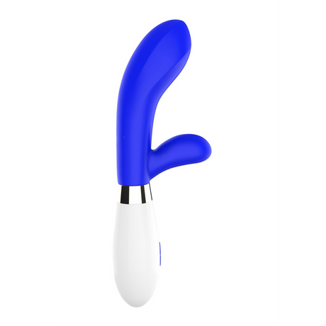 Vibrator Achilles für Klitoris und Vagina Blau 11,5 x Ø 3,8 cm