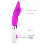 Vibrator Athos mit Klitoris-Stimulation Pink 13 x Ø 4,7 cm