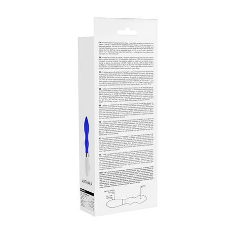 Vibrator Astraea mit Klitoris-Stimulator Blau 11,6 x Ø 3,4 cm