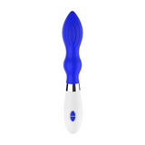 Vibrator Astraea mit Klitoris-Stimulator Blau 11,6 x Ø 3,4 cm