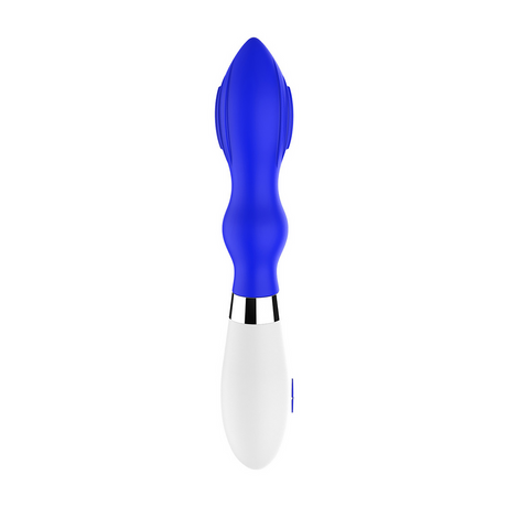 Vibrator Astraea mit Klitoris-Stimulator Blau 11,6 x Ø 3,4 cm
