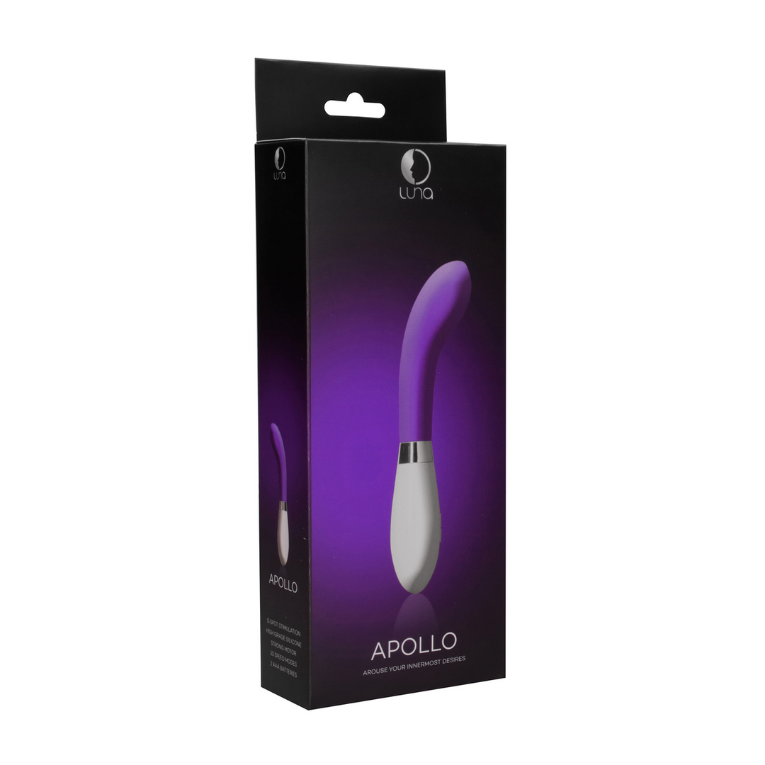 G-Punkt-Vibrator Apollo Violett 20 x Ø 3,6 cm