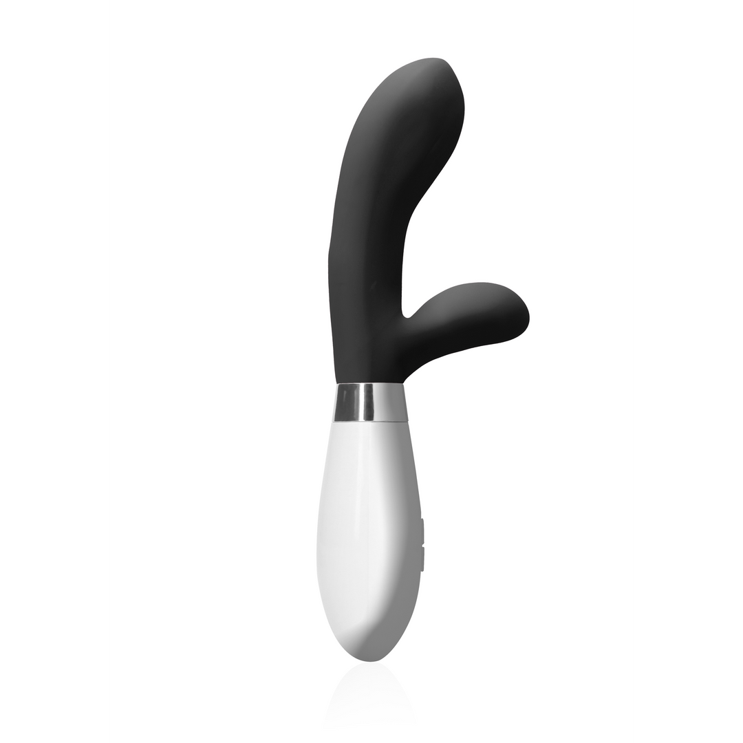 Vibrator Achilles mit Klitoris-Stimulator Schwarz 20,5 x Ø 3,8 cm