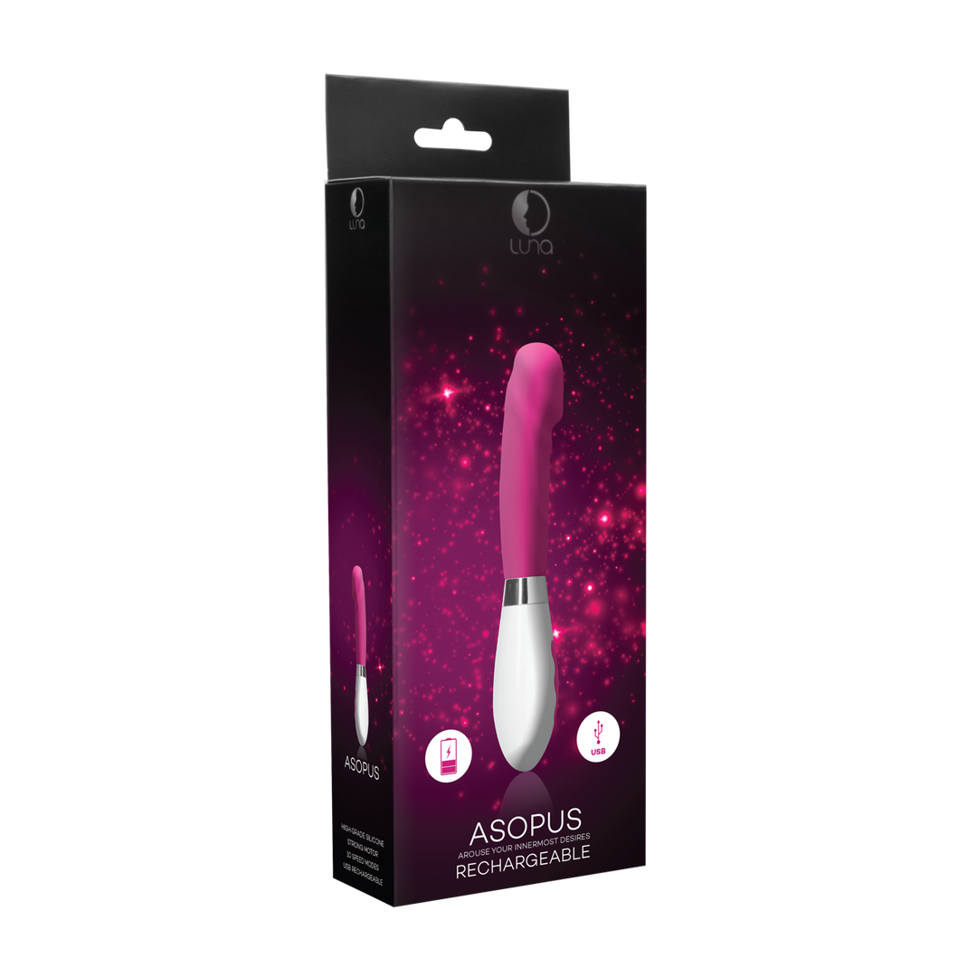 Vibrator Asopus mit Akku Pink 11,5 x Ø 3,5 cm