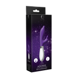 Rabbit-Vibrator Adonis mit Akku Violett 12,5 x Ø 3,5 cm