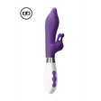 Rabbit-Vibrator Adonis mit Akku Violett 12,5 x Ø 3,5 cm