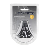 Harness für Penis und Hoden Silikon Schwarz 5 cm