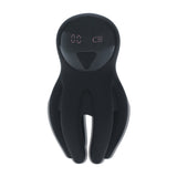 Eichel-Stimulator mit Vibration und Tentakeln Silikon Schwarz 6,5 x Ø 5 cm