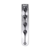 Analkette Wassertropfen Silikon XXL Schwarz 54,5 x Ø 6 cm
