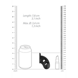 Peniskäfig Modell 13 Schwarz 6 x Ø 5 cm
