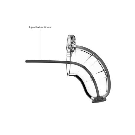 Peniskäfig Modell 15 mit Harnröhren-Dilator Durchsichtig 6,5 x Ø 4,2 cm