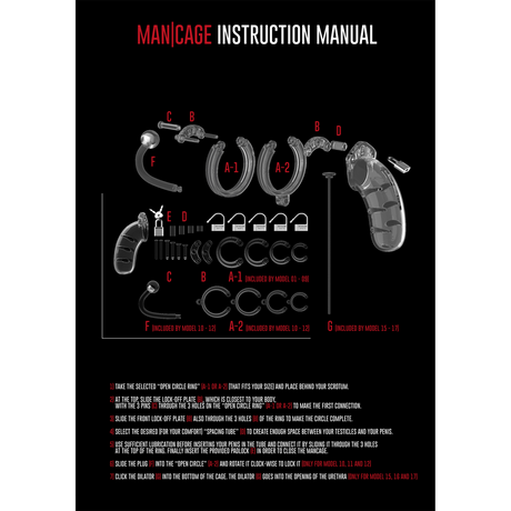 Peniskäfig Modell 16 mit Harnröhren-Dilator Durchsichtig 10 x Ø 4,2 cm