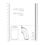 Peniskäfig Modell 16 mit Harnröhren-Dilator Durchsichtig 10 x Ø 4,2 cm