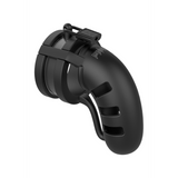 Peniskäfig Modell 19 mit Ballsplitter Schwarz 13 cm