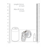 Peniskäfig Modell 25 Durchsichtig 8,7 x Ø 4,8 cm
