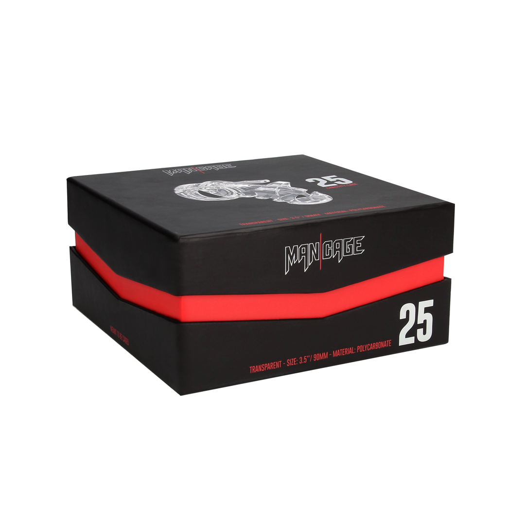 Peniskäfig Modell 25 Durchsichtig 8,7 x Ø 4,8 cm