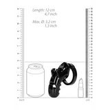 Peniskäfig Modell 26 Schwarz 11,6 x Ø 4,8 cm