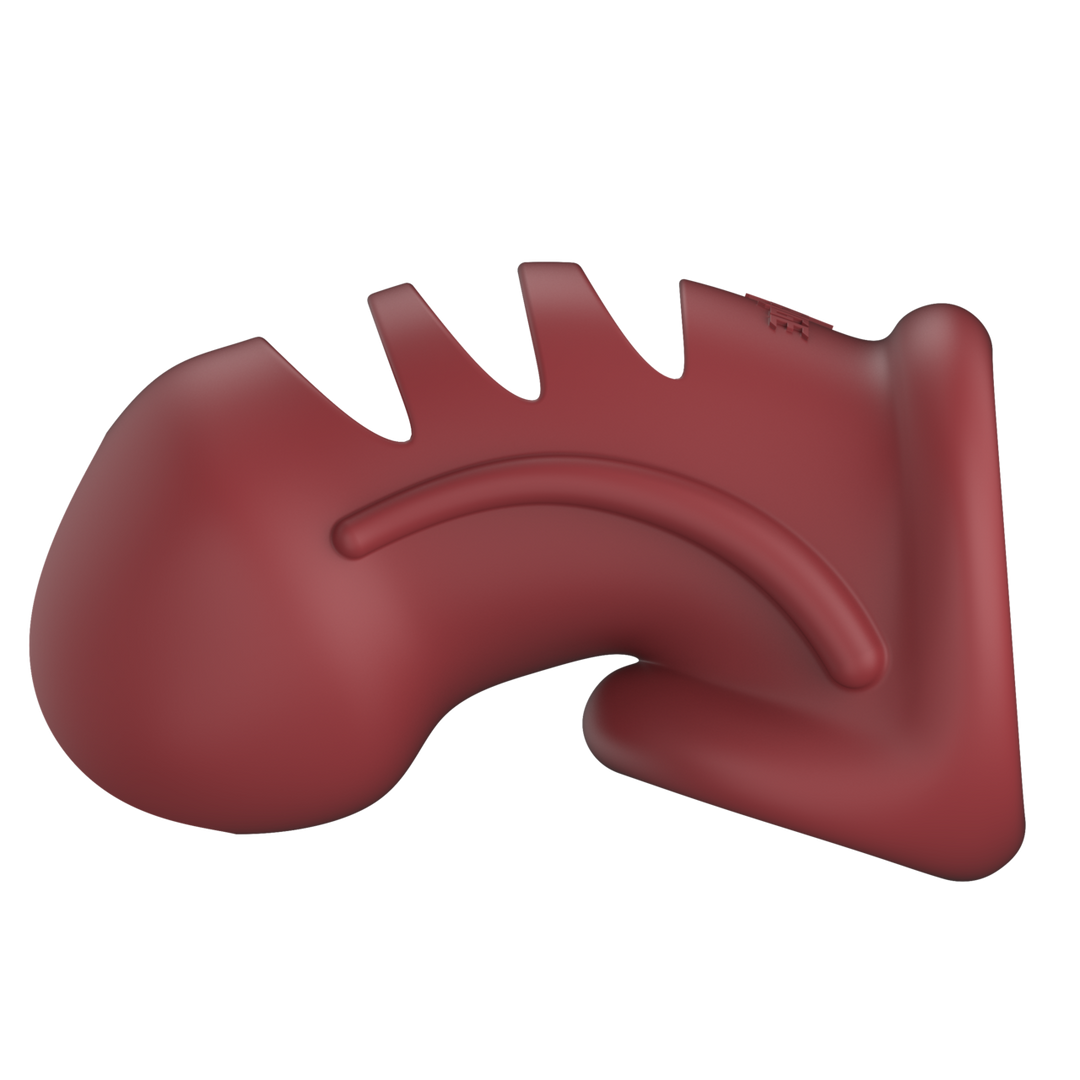 Peniskäfig Modell 28 Silikon ultraweich Rot 9,5 x Ø 5,3 cm