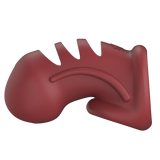 Peniskäfig Modell 28 Silikon ultraweich Rot 9,5 x Ø 5,3 cm
