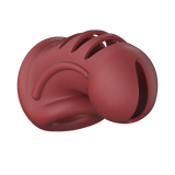 Peniskäfig Modell 28 Silikon ultraweich Rot 9,5 x Ø 5,3 cm