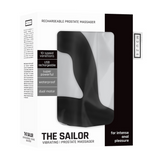 Prostata-Stimulator The Sailor mit Vibration Schwarz 9,3 x Ø 3,3 cm
