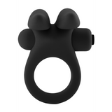Penisring Bunny mit Stimulations-Ohren Schwarz 7 x Ø 3 cm