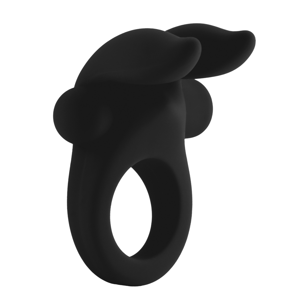 Penisring Bunny mit Stimulations-Ohren Schwarz 7 x Ø 3 cm