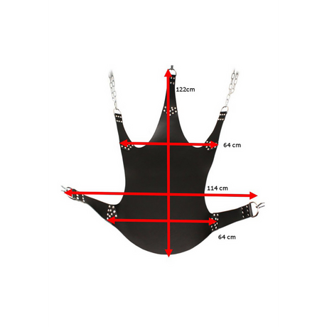 Sling Leder mit 5 Punkten 113 cm