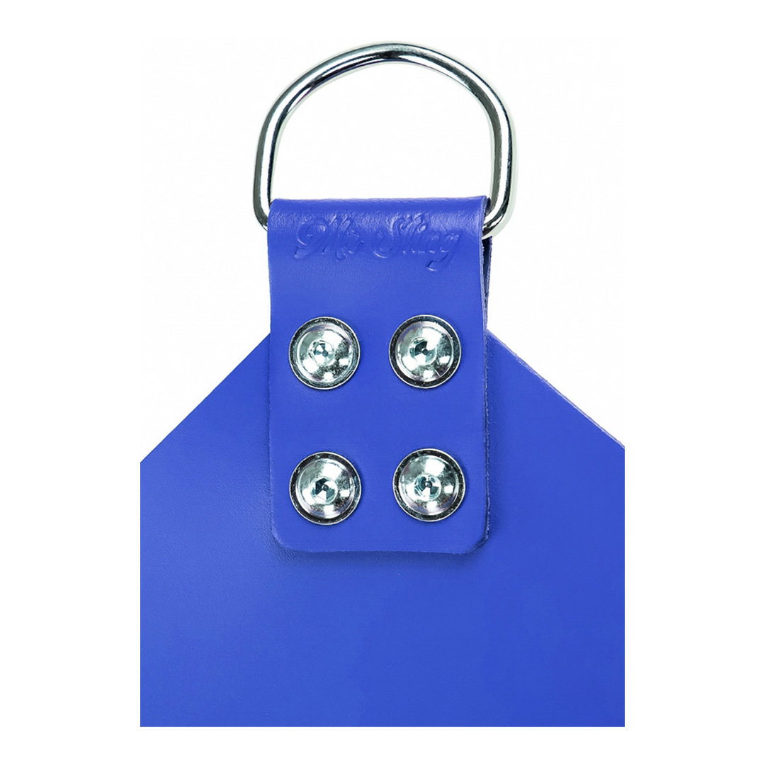Sling Leder verstellbar mit 4 Punkten Blau 100 cm