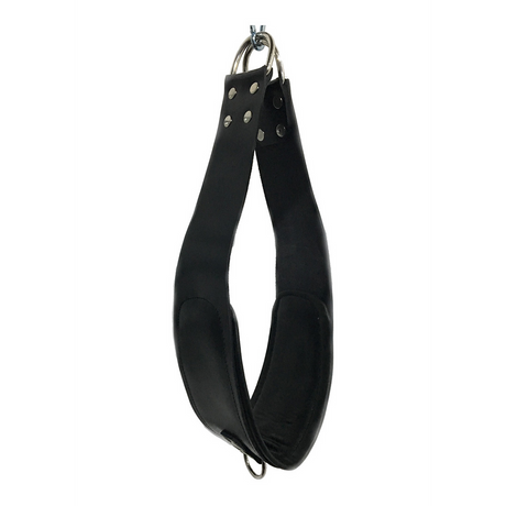 Bondage-Stützschlaufen Leder Schwarz 102 cm