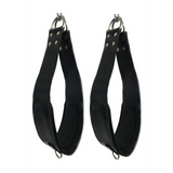 Bondage-Stützschlaufen Leder Schwarz 102 cm