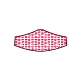 Maske Lippen-Design Rot 25 cm
