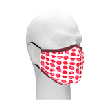 Maske Lippen-Design Rot 25 cm