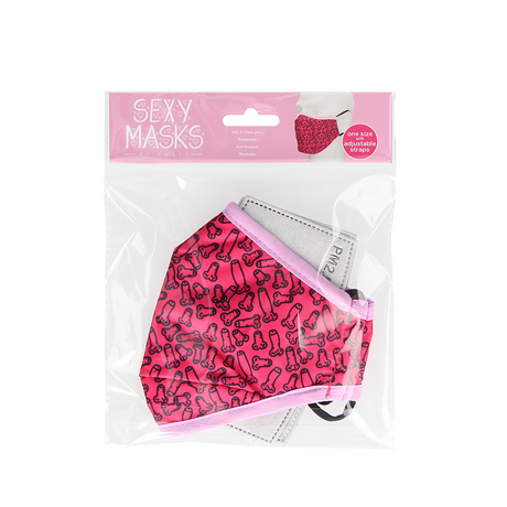 Maske Cocky Pink 25 cm