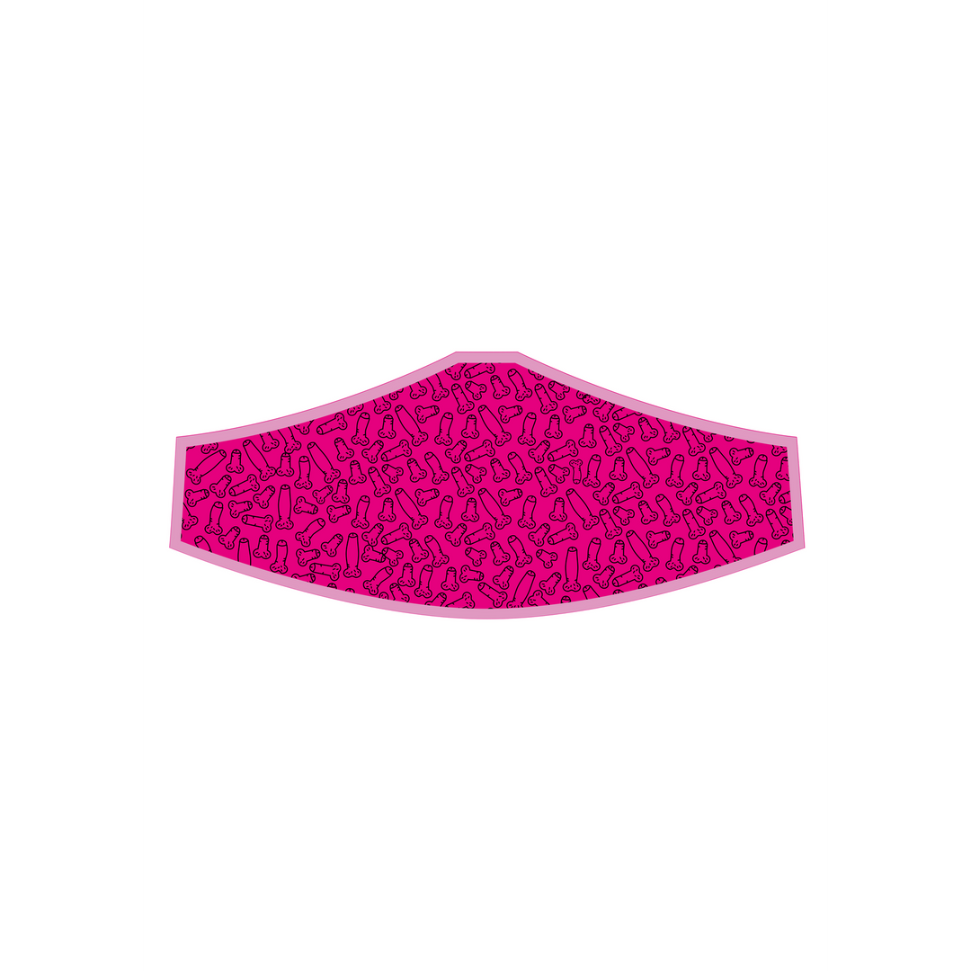 Maske Cocky Pink 25 cm