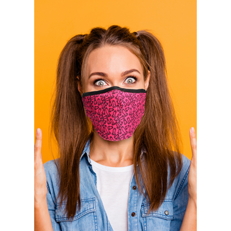 Maske Cocky Pink 25 cm