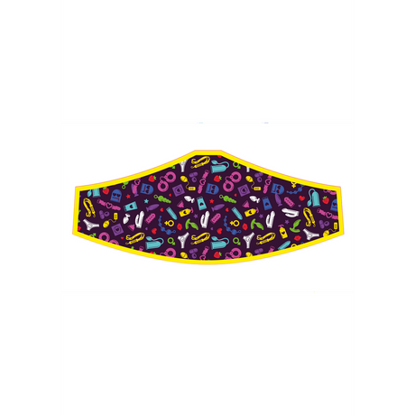 Maske Kinky Multicolor 25 cm