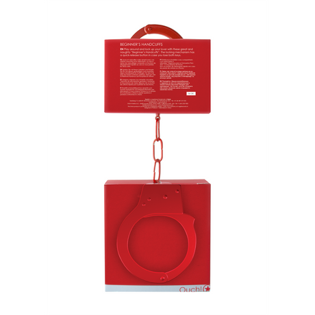 Handschellen für Anfänger Rot 6 cm